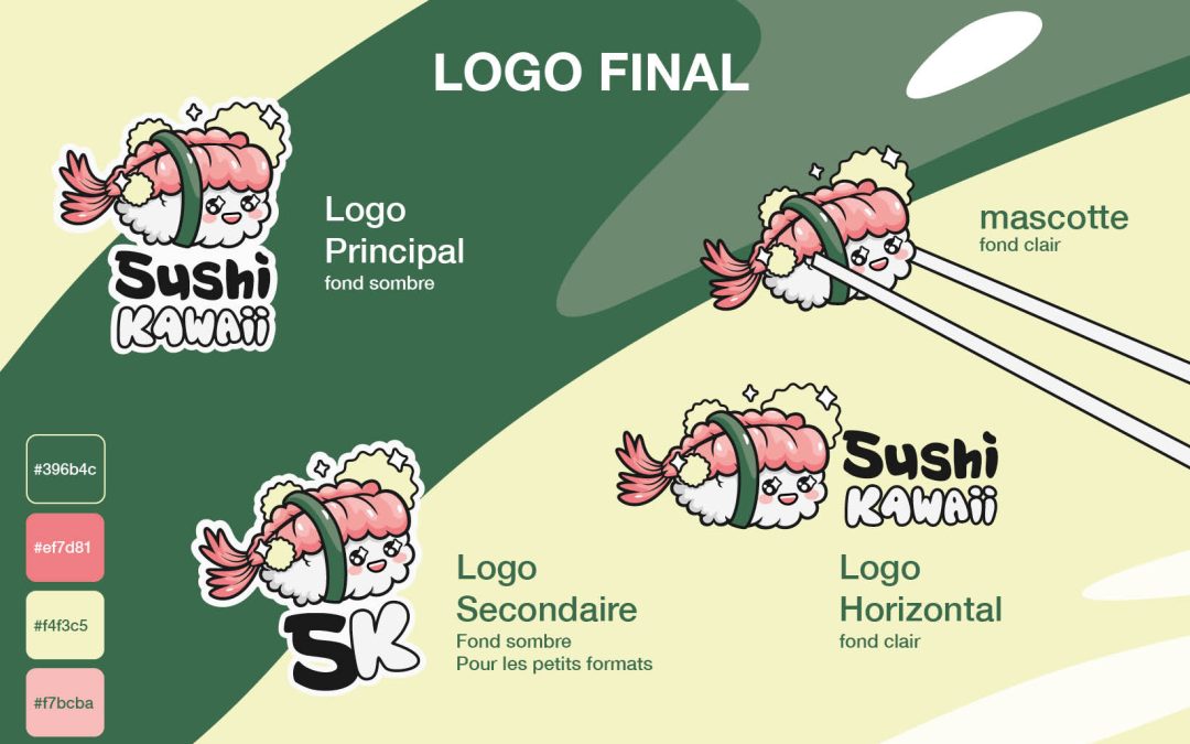 Refonte Logo – Sushi Kawaï